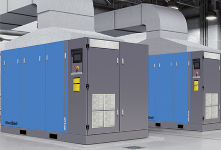 22-355 kW 2-Stage Compression Screw Air Compressor