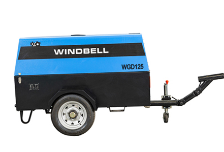 125 cfm Diesel Air Compressor